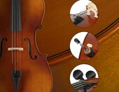 Classic Cantabile Student Cello 4/4 – wiolonczela z łukiem i futerałem – zdjęcie 5
