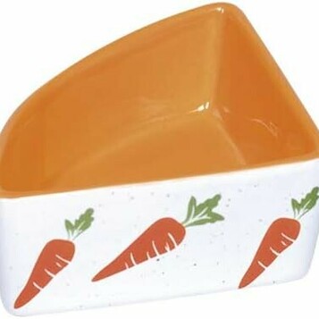 Nobby ceramiczna miska dla gryzoni z motywem marchewki
