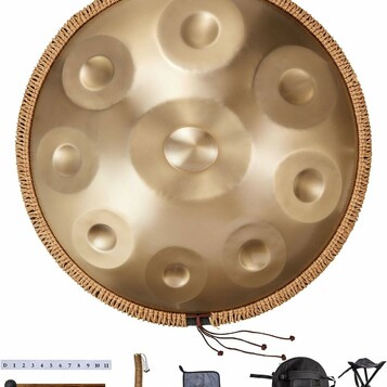 9 nut D-moll VEVOR Handpan 22″ (stan nowy)