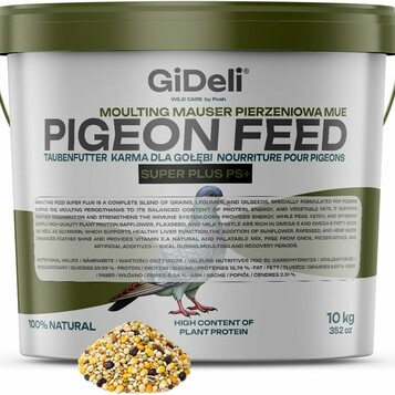 GiDeli karma dla gołębi 10 kg – mieszanka na okres pierzenia