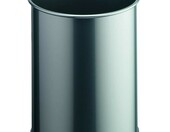 Durable kosz na śmieci metalowy 15 l, srebrny - kosz biurowy – zdjęcie 2