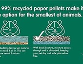 Back-2-Nature papierowa ściółka dla gryzonia 30 l - podłoże do klatki – zdjęcie 5
