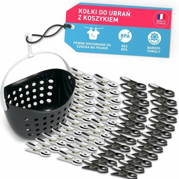 Komplet 40 klamerek do prania culiclean (stan nowy)
