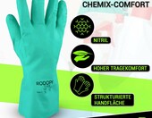 RODOPI Chemix-Comfort rękawice nitrylowe do sprzątania, 12 par – zdjęcie 2