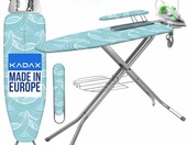 KADAX deska do prasowania 120x30 cm z rękawnikiem, regulowana wysokość – zdjęcie 1