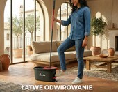 Vileda Turbo mop obrotowy z wiadrem i pedałem nożnym, mikrofibra – zdjęcie 2