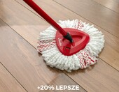 Vileda Turbo mop obrotowy z wiadrem i pedałem nożnym, mikrofibra – zdjęcie 4
