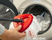 Vileda Turbo mop obrotowy z wiadrem i pedałem nożnym, mikrofibra – zdjęcie 5