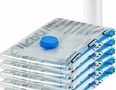 Amazon Basics Worki próżniowe do ubrań z pompką, 5 szt., duże – zdjęcie 1