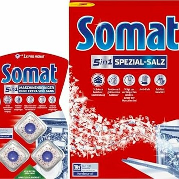 Komplet do zmywarki 5w1 Somat (stan nowy)