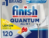 Finish Quantum All-in-1 Tabletki do zmywarki Lemon, 120 szt. – zdjęcie 1
