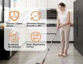 Mitclear Szczotka do szorowania podłóg 3w1 122 cm ze ściągaczką – zdjęcie 2