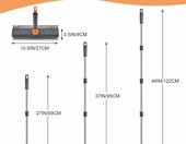 Mitclear Szczotka do szorowania podłóg 3w1 122 cm ze ściągaczką – zdjęcie 5