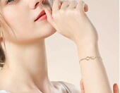 Cosie Lily Bransoletka damska srebro 925 serce, różowe złoto, regulowana – zdjęcie 3