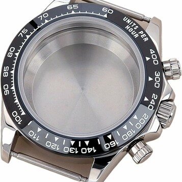 Gladiaond Koperta zegarka 39 mm, stal nierdzewna 316L, szkło szafirowe