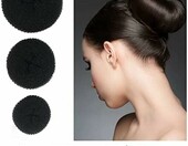 Akcesoria do koków Styla Hair, zestaw 3 wypełniaczy, czarne – zdjęcie 3