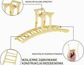 Klamry do włosów Kavya, metalowe, złote, zestaw 6 szt. – zdjęcie 4