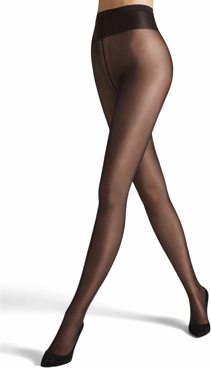 Wolford Neon 40 - rajstopy damskie matowe, czarne, XL