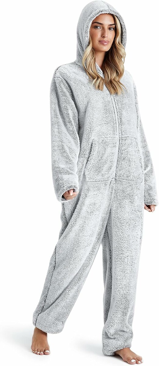 CityComfort Onesie kombinezon damski polarowy - szary, XL