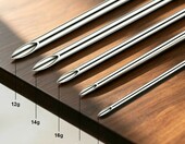 Sersoua Zestaw narzędzi do piercingu 42 elementy - igły i szczypce – zdjęcie 2