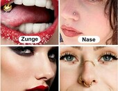 Sersoua Zestaw narzędzi do piercingu 42 elementy - igły i szczypce – zdjęcie 3