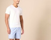 Amazon Essentials podkoszulki męskie 6-pak M – koszulki z dekoltem w serek, białe – zdjęcie 2