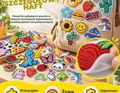 Harsgs naszywki haftowane 60 szt. – termoprzylepne łatki do ubrań, mix wzorów – zdjęcie 4