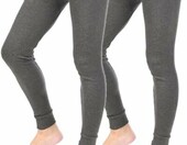 BestSale247 kalesony termiczne męskie 2-pak XL – ciepła bielizna, ciemnoszary melanż – zdjęcie 1