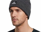 TOP-EX PolarWool czapka zimowa XL-XXL – wełna merino, szara dwuwarstwowa – zdjęcie 1