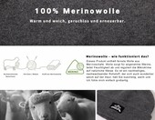 TOP-EX PolarWool czapka zimowa XL-XXL – wełna merino, szara dwuwarstwowa – zdjęcie 3