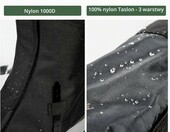 Getry ocieplacze Unigear outdoorowe wodoodporne 1000D, czarne, rozmiar L – zdjęcie 2