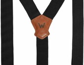 Szelki męskie WELKINLAND Y-Back, czarne, szerokość 5 cm – zdjęcie 1