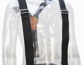 Szelki męskie WELKINLAND Y-Back, czarne, szerokość 5 cm – zdjęcie 2