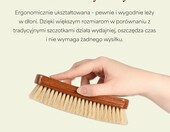 Langer & Messmer szczotka do butów z włosia końskiego – pielęgnacja skóry – zdjęcie 3