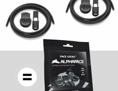 ALPHAPACE elastyczne sznurówki 120 cm – sznurowadła bez wiązania – zdjęcie 3