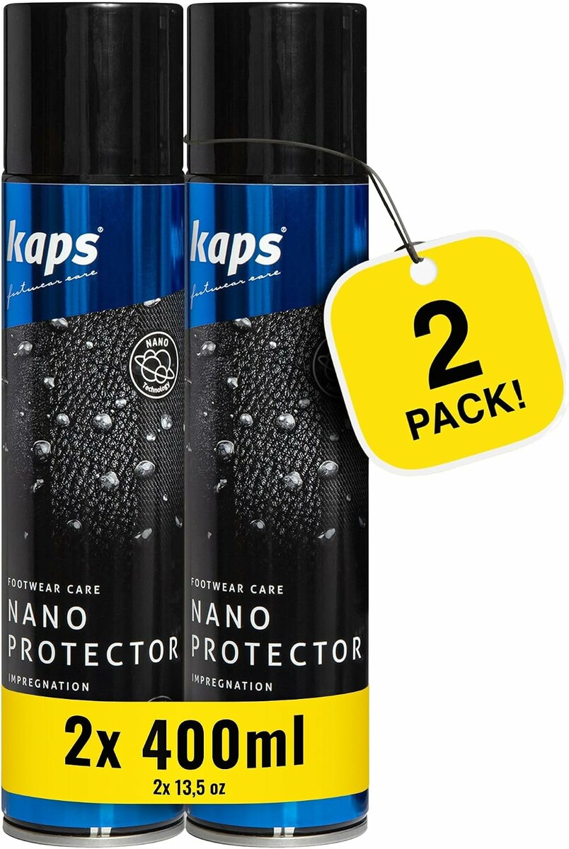 Kaps Nano Protector 2x400 ml – impregnat do butów skóra, zamsz, tekstylia