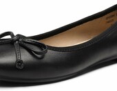 DREAM PAIRS damskie baleriny płaskie z kokardką – eleganckie baletki – zdjęcie 1