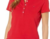 Tommy Hilfiger koszulka polo damska Core Pique, czerwona, XXL – zdjęcie 1
