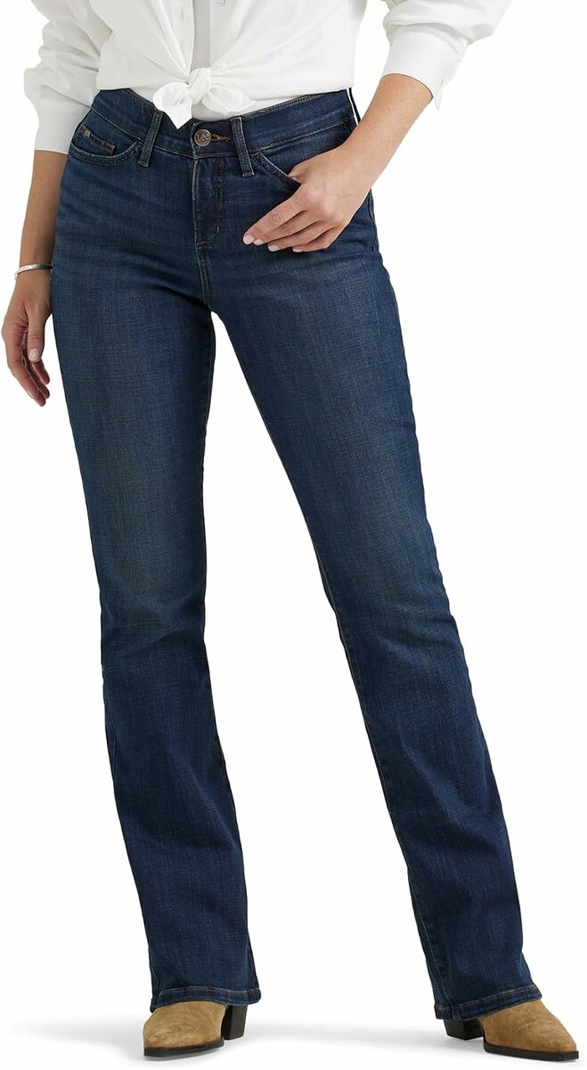 Lee Flex Motion Bootcut – jeansy damskie regular fit, Renegade