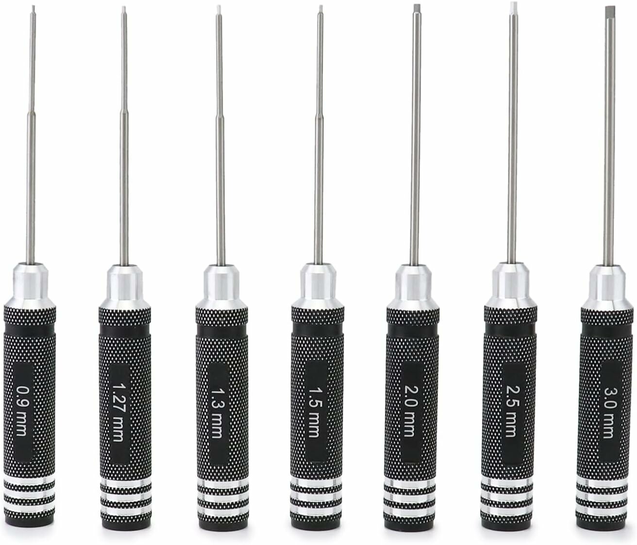 QWORK klucze imbusowe do modeli RC, 7 szt., 0,9-3,0 mm