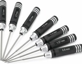 QWORK klucze imbusowe do modeli RC, 7 szt., 0,9-3,0 mm – zdjęcie 3