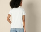 Amazon Essentials t-shirt damski bawełniany, okrągły dekolt, czarno-biały, M – zdjęcie 3