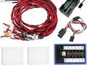 ZHUROUPU oświetlenie LED do modeli RC 1/10, 12 diod, 4 tryby – zdjęcie 1