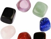 Hztyyier Zestaw 7 naturalnych kamieni szlachetnych czakry – zdjęcie 4