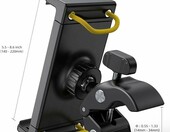 Lamicall Uchwyt na tablet smartfon do kierownicy – regulowany, uniwersalny – zdjęcie 4