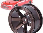 Agatige Piasty koła RC 12 mm aluminium – 4 szt. do modeli 1/10 – zdjęcie 4