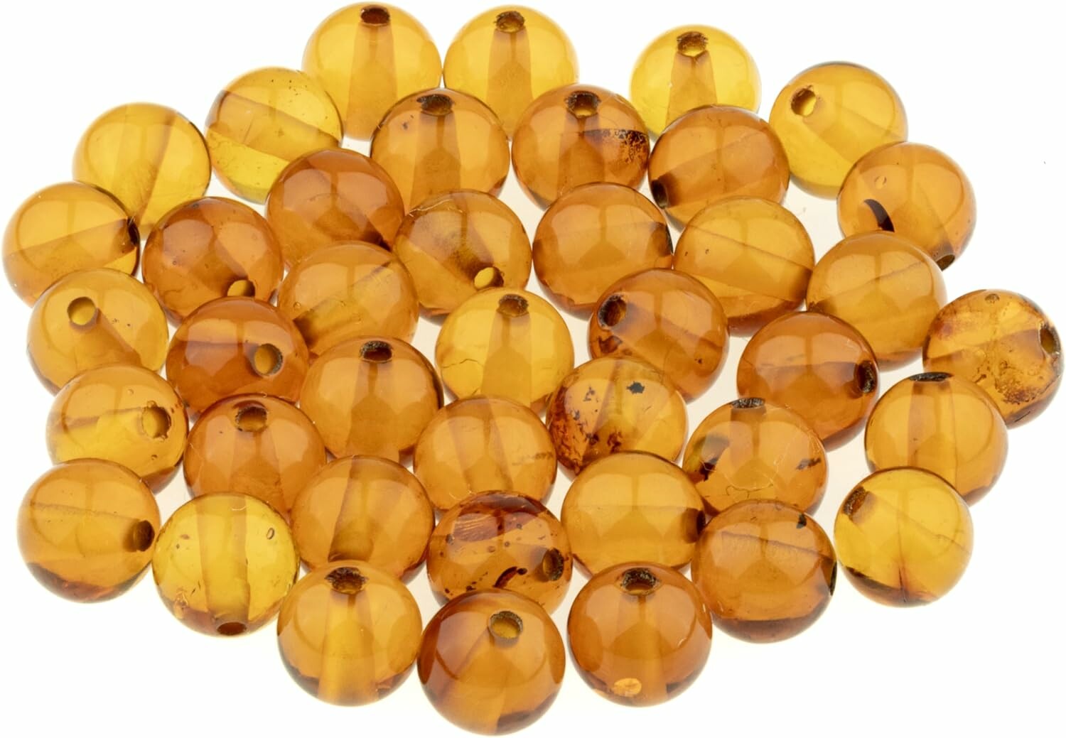 Amber Culture Koraliki bursztynowe 5 mm – naturalny bursztyn bałtycki
