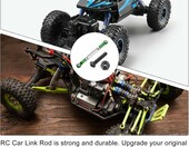 QUARKZMAN Zabezpieczenia drążków kierowniczych RC – aluminium, zielone – zdjęcie 5