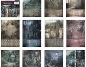 ITD Collection papier ryżowy do decoupage A4 11 arkuszy – Secrets Gothic Stories – zdjęcie 2
