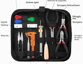 WANGCL zestaw narzędzi jubilerskich – szczypce, druty, akcesoria DIY – zdjęcie 4